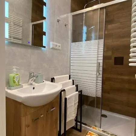 Lublinbnb - Exclusive Family ------ In The Heart Of -------------------------------- Bedroom & Living & Kitchen Apartment
