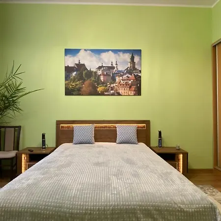 Apartment Lublinbnb - Exclusive Family ------ In The Heart Of -------------------------------- Bedroom & Living & Kitchen *