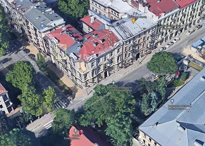 Lublinbnb - Exclusive Family ------ In The Heart Of -------------------------------- Bedroom & Living & Kitchen *